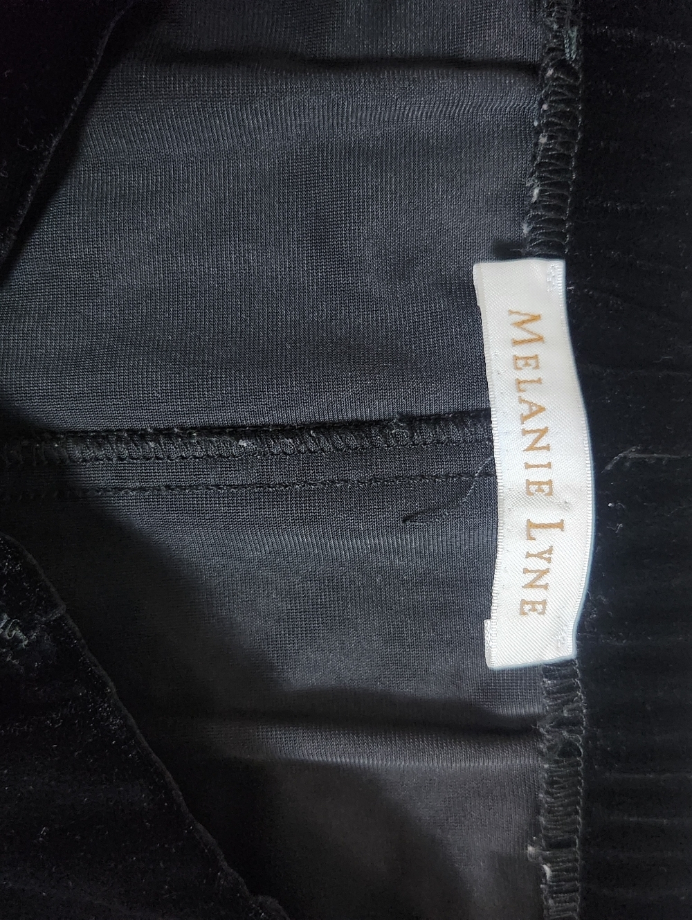 Black Velvet Maxi Skirt Mermaid Cut Fits Large Soft Stretchy - Picture 13 of 13